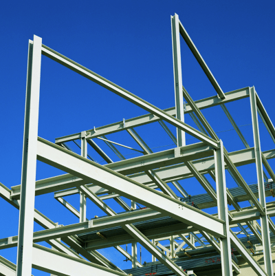 Steel beam structure