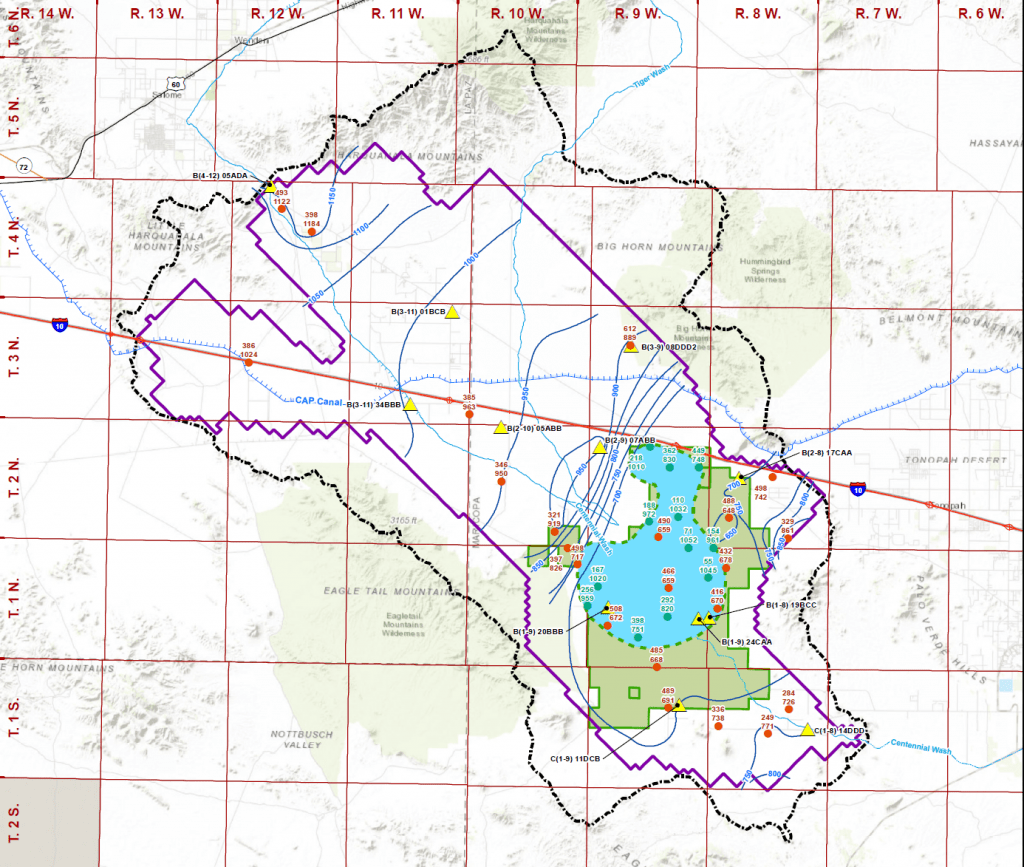 groundwater modeling map