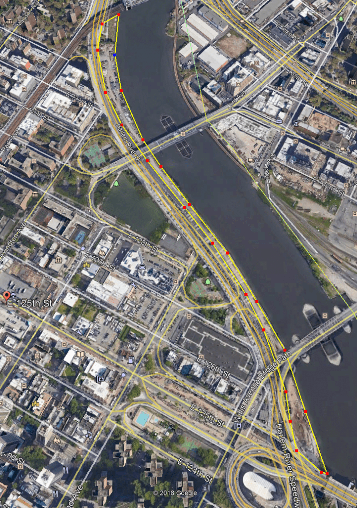 aerial map of harlem river greenway rendering