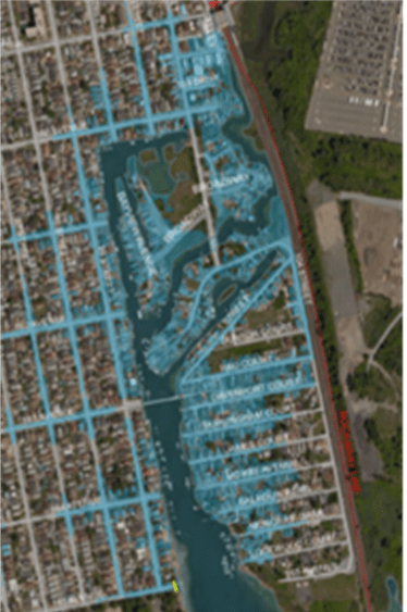 flood map rendering